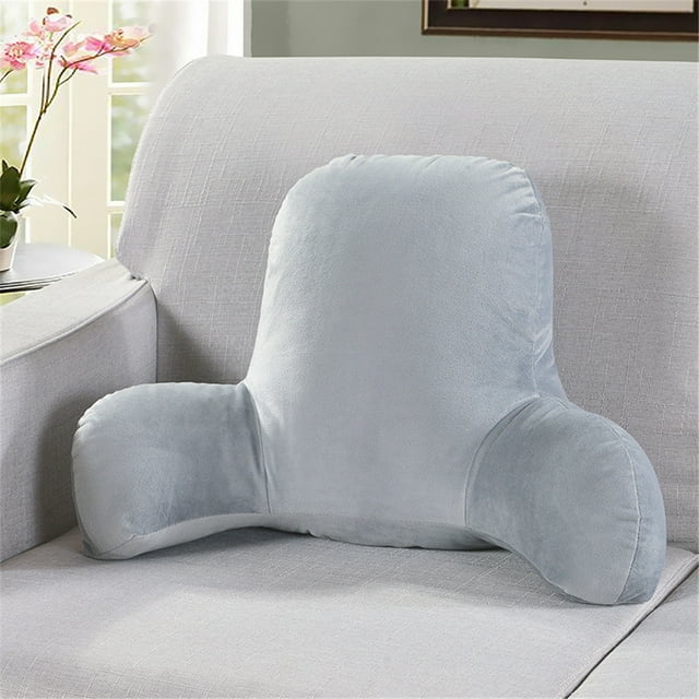 EGNMCR Pillow Cases, Pillow Covers Plush Big Backrest Reading Lumbar Support Chair Cushion With Arms Sofa back pad