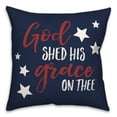 thumbnail image 2 of Creative Products God Shed His Grace On Thee 18 x 18 Spun Poly Pillow, 2 of 3