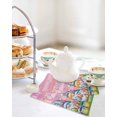thumbnail image 4 of Easter Gnomes Bunnies Kitchen Dish Towels for Drying Dishes Set of 4, Spring Easter Eggs Floral Pink Wood Waffle Weave Microfiber Hand Tea Bathroom Towels Quick Dry & Absorbent Towel 12x12, 4 of 7