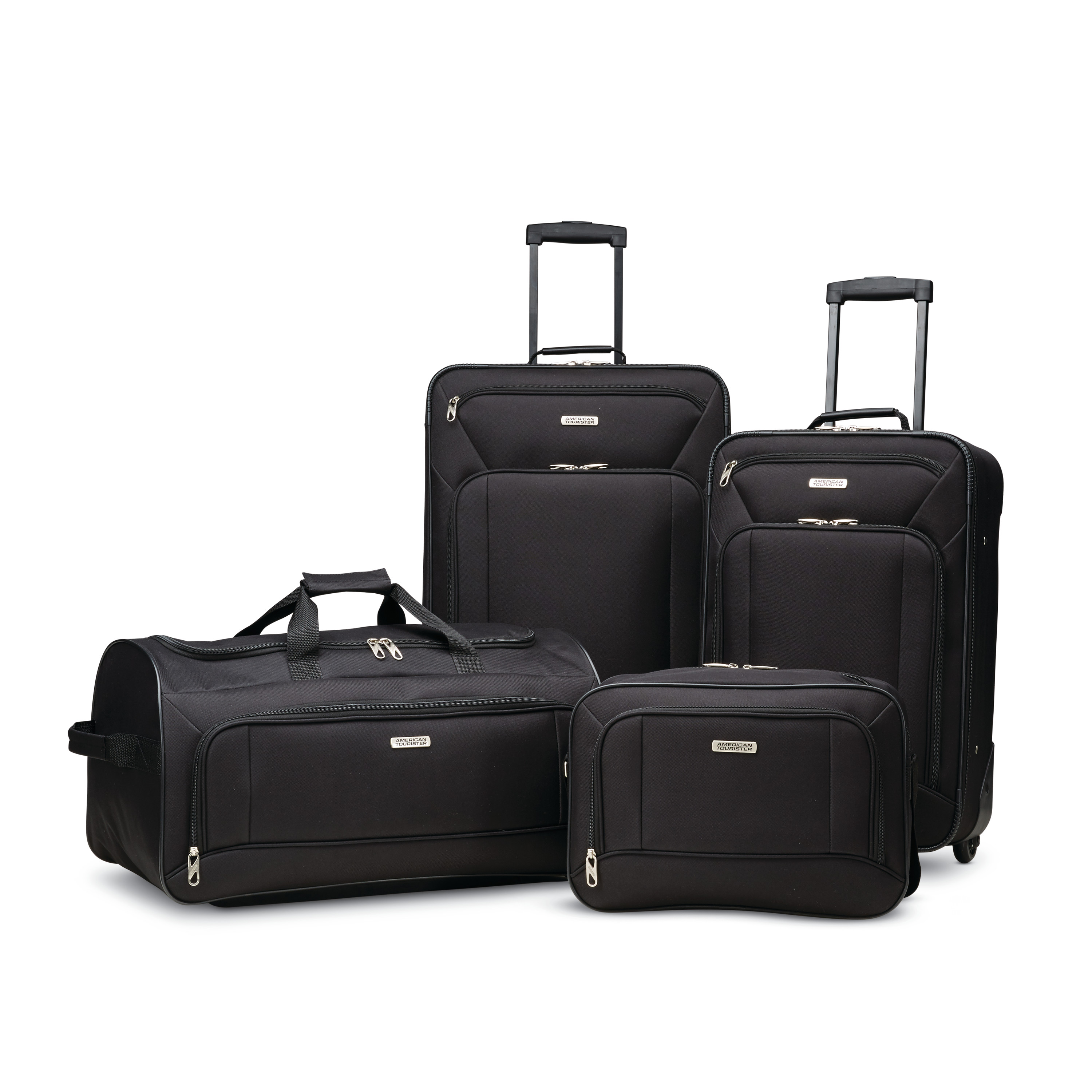 American Tourister Fieldbrook XLT 4-Piece Luggage Set - Black