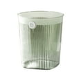 Transparent Trash Can Open Top Garbage Cans Clear Plastic Waste Can