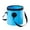Blue, variant on Portable Outdoor Folding Buckets For Camping Fishing Picnic Buckets Mens Backpack for Hiking Mens Hiking Gear Hiking Camping Gear External Frame Backpack Winter Prepaness Home Large Backpack Hiking