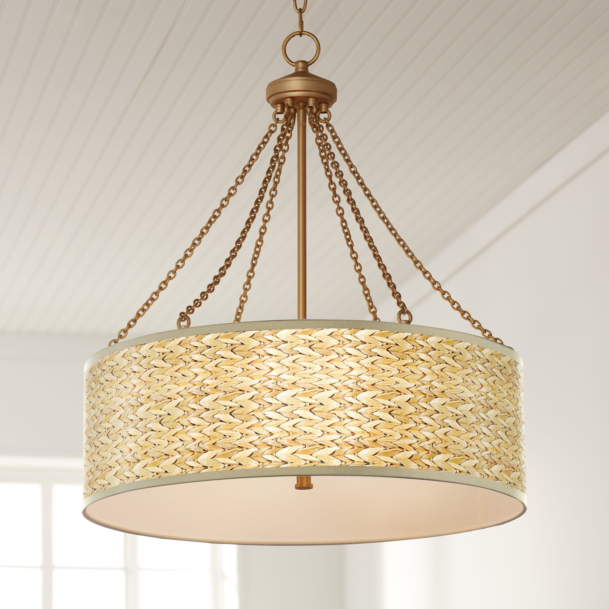 antique brass ceiling light