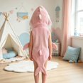 thumbnail image 4 of GiLiling Baby Girls and Boys Halloween Shark Dress-Up Outfit Sleeveless Fleece Hooded Zip up Vest Top Dress-Up Outfit﻿ (Pink, 6-12 Months), 4 of 6