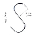 thumbnail image 1 of JJKBVCLO Stainless Steel S Hooks – Versatile Heavy Duty Organizers For Kitchen Bathroom And Outdoor; & Stylish Storage Solution, 1 of 6