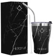 thumbnail image 1 of Termo Hidranur de Acero Inoxidable 12 oz (354.88 ml), Negro Mármol, 1 of 5