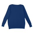 thumbnail image 5 of Vinsonshop Casual Ribbed Sweaters for Women Long Sleeve Boat Neck Knit Tops Slim Fit Basic Pullover Jumpers Fall Fashion Clothes Dark Blue XL, 5 of 5