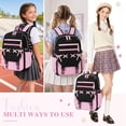 thumbnail image 6 of DAKIMOE School Backpack for Teens Middle School Bookbag Students Lightweight Durable Casual Outdoor Daypack College, 6 of 10