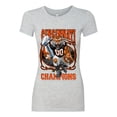 thumbnail image 2 of Wild Bobby CIN Fantasy Sports Women Slim Fit Junior Tee, Heather Grey, Large, 2 of 5