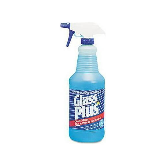 Glass Cleaner, 32 Oz Spray Bottle, 12/Carton