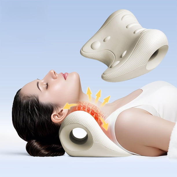 Cervical Neck Massagers Traction Pillow U Shaped Cervical Spine Corrector Orthopedic Neck Portable Home Shoulder Relaxation Device