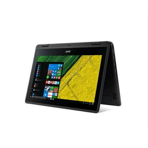 Acer Spin 1 Ordinateur Portable 2-en-1 11,6" Écran Tactile N4100 4GB 64GB Windows 10 Noir à la Maison Rénové Bon