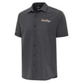 thumbnail image 2 of Men's Antigua  Black Florida Gators GatorBoys Activate Woven Short Sleeve Button-Up Shirt, 2 of 3