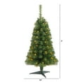 thumbnail image 2 of Nearly Natural 3ft. Green Artificial Christmas Tree with 50 LED Lights and 118 Bendable Branches, 2 of 10