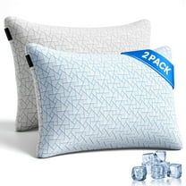 Alupssuc Cooling Pillows Queen Size Set of 2, Memory Foam, 20"x30"