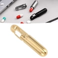 thumbnail image 1 of Keychain Medication Box, Keychain Medicine Organizer Stainless Steel Reusable  For Camping, 1 of 8