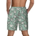 thumbnail image 4 of Daiia Retro Rooster4 Mens Swim Trunks Swim Shorts Quick Dry Swim Shorts with Mesh Lining Pockets-Large, 4 of 9