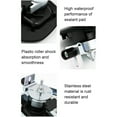 thumbnail image 3 of kanaroous Metal Sturdy And Durable Whale Tail Lock For Trailers Trucks Lock T-style Lock Tail Lock T-style Chrome Handle Black&White, 3 of 6