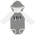 thumbnail image 3 of Inktastic Boston Terriers (dark Apparel) Boys or Girls Long Sleeve Baby Bodysuit, 3 of 5