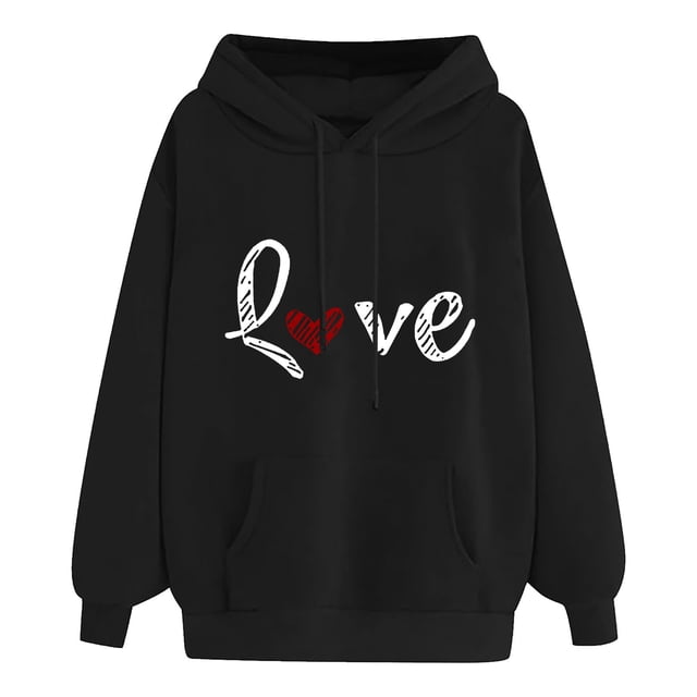 WEAIXIMIUNG Sweatshirts pour Femmes 2024 Sweatshirts d'Automne pour Femmes Mode Imprimé Graphique Pull à Capuche Manches Longues Décontracté