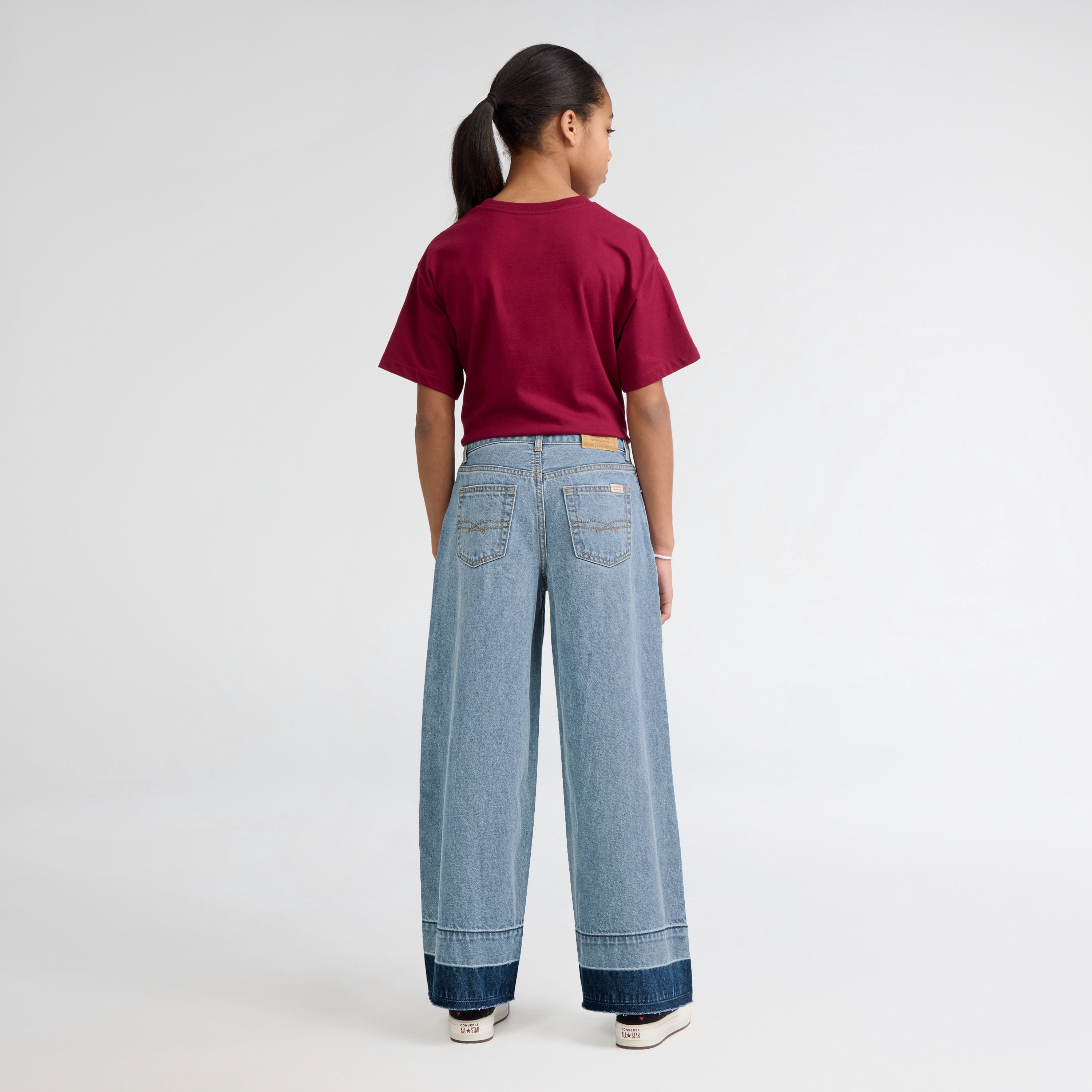 Levi Strauss Signature Girls Baggy Jeans, Sizes 5-18