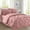 Dusty Rose, variant on Elegant Comfort 8-Piece Pinch Pleated Comforter Set - All Season Bed in a Bag, Includes Smart Sheet Set, Bed Skirt, Comforter, Pillowcases & Shams, Twin/Twin XL, Dusty Rose