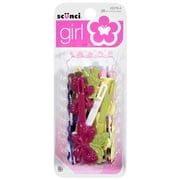 Girl Self Hinge Plastic Butterfly Hair Barrettes - 28 Pcs