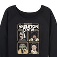 thumbnail image 3 of Star Wars - Skeleton Crew Grid - Women's French Terry Long Sleeve Pullover, 3 of 5