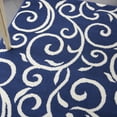 thumbnail image 6 of Nourison Grafix Floral Navy 5'3" x 7'3" Area Rug, (5x7), 6 of 8