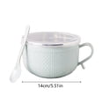 thumbnail image 2 of Liyamei 25 Oz Insulated Mug With Lid Design Large Soup Cup With Plate Perfect For Coffee Stews Ideal, 2 of 5