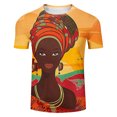 thumbnail image 3 of Tops para hombre, blusas y camisas de manga corta con cuello redondo para hombre Camisa de manga corta estampada para hombre Top/camisa de manga corta con cuello redondo Tops para hombre, 3 of 4