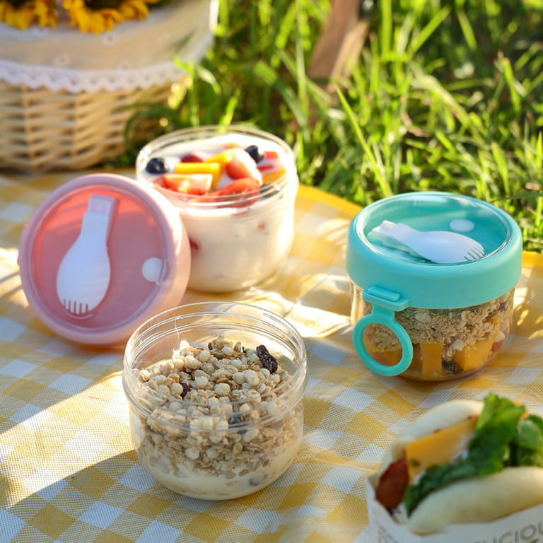 Meal Prep Container Overnight Oatmeal Containers Yogurt