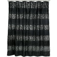 thumbnail image 2 of Popular Bath Black Sinatra Bath Decor Accessories, Premium, Durable, Acrylic Resin, Eco-Friendly Shower Curtain (70" W x 72" L), 2 of 2