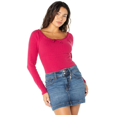 15 pc 1619 - CP RUFFLE BODYSUIT_RED BUD_HANGING_IS_9