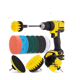 thumbnail image 1 of Juego De 12 Cepillos Esponja Para Taladro Disco Lija Xtellar Color Amarillo, 1 of 3