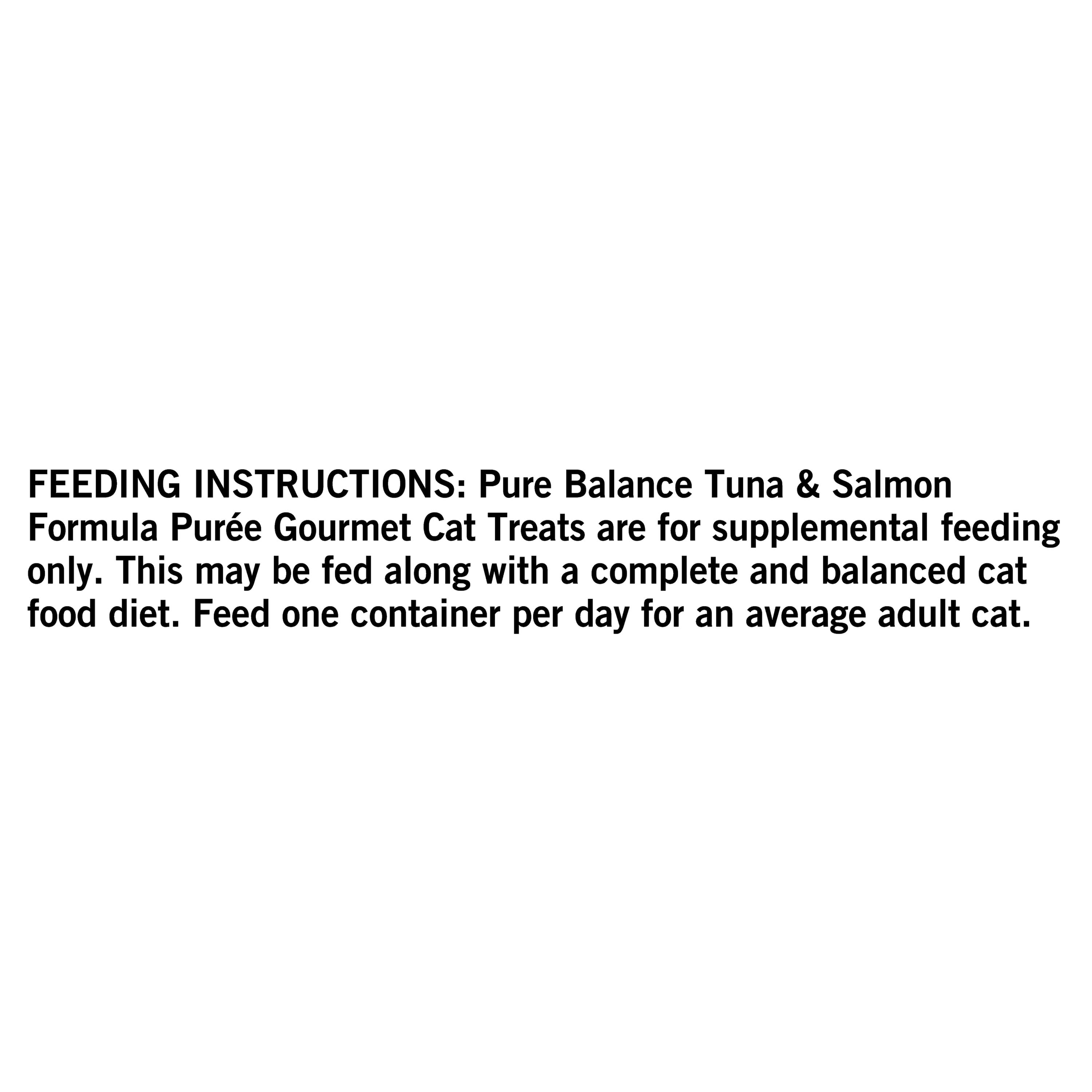 Pure Balance Pro+ Grain Free Gourmet Wet Cat Treats, Tuna & Salmon Formula, 0.5 oz Pouches, 20 Count
