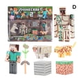 thumbnail image 4 of Minecraft Building Block Figures Toy Collectable Action Figure And Accessories Based, 4 of 5