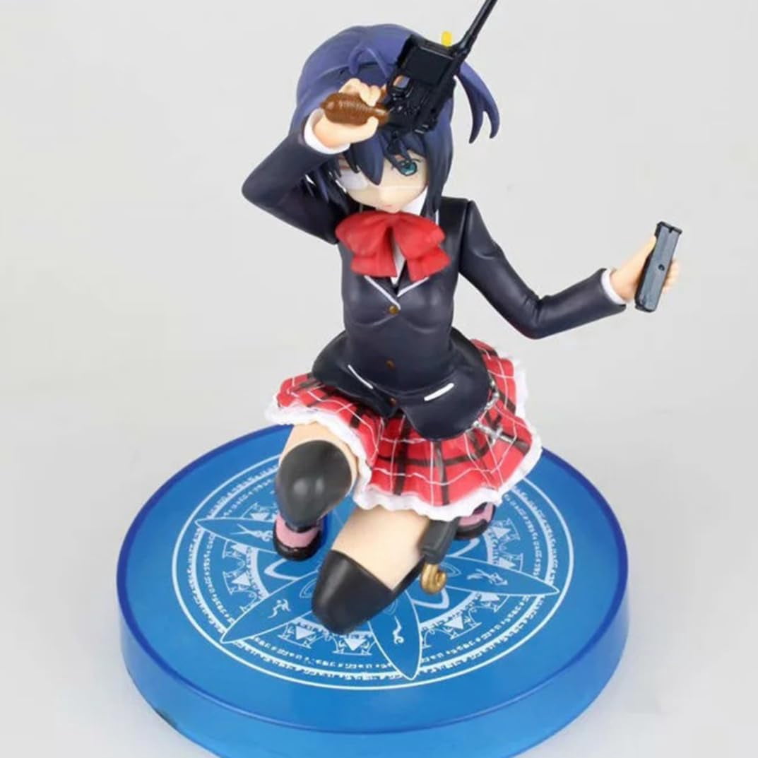 New Takanashi Rikka (Squat Ver) Character Anime Model Statue Action Figures Desktop Ornament Popular Decorations Fan Souvenirs Creative Gift Collectable