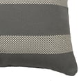 thumbnail image 2 of Mainstays Elegant Striped Decorative Pillow, 18" x 18" Decorative Pillow, Silver, 2 of 5