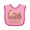 Pink and Fuchsia, variant on Inktastic 2026 Year of the Horse Boys or Girls Baby Bib