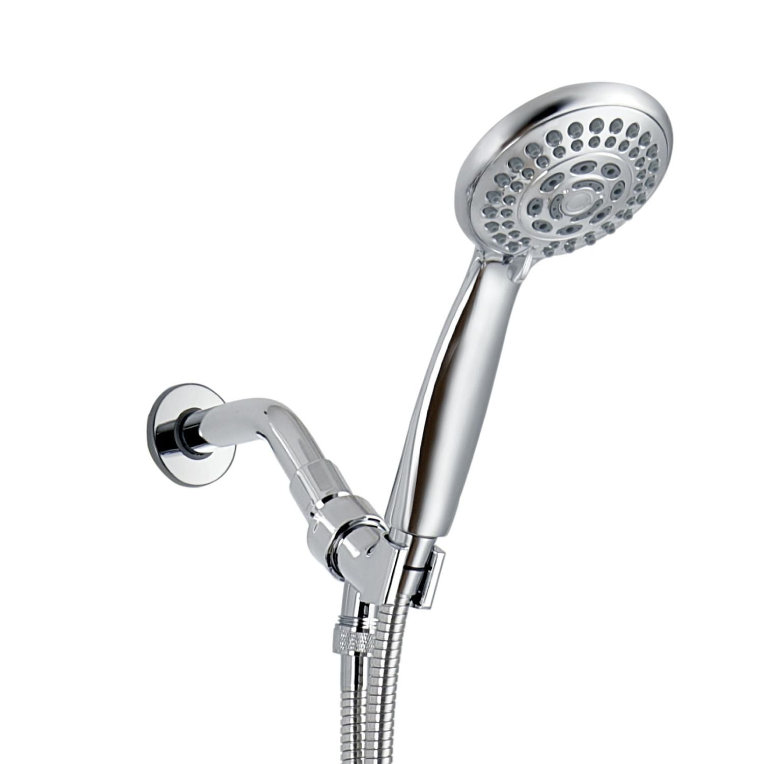 Ensemble INA à pression balancée d'akuaplus® valve connexion PEX 1/2 po avec Douchette et bec de bain 5 1/4 po x 1/2 po raccord lisse fini chrome