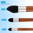 thumbnail image 3 of Uxcell 3 Size Blending Stump Artist Blending Sponge Pen, 2 Set Rubbing Sponge Brush for Drawing Correction, Brown Red, 3 of 6