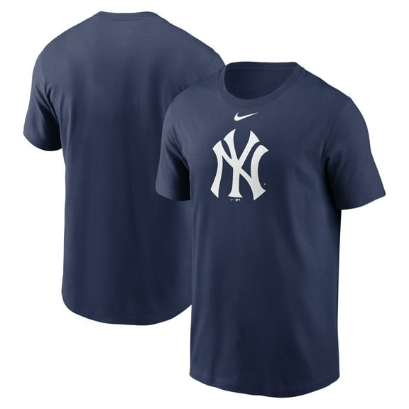 Men's Nike Navy New York Yankees Fuse Large Logo T-Shirt