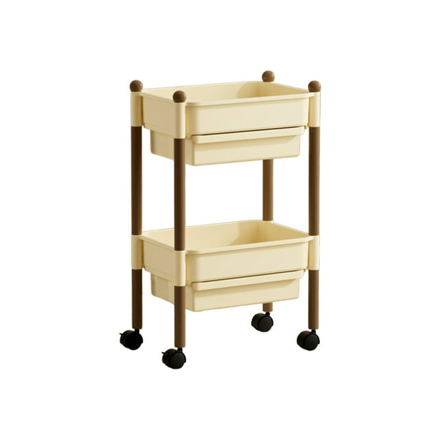 Home Living Room With Wheeled Cart Storage Rack Kitchen Snack Item Sorting Multi Layer With Drawers Large Capacity Storage Cabinet