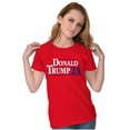 thumbnail image 4 of Donald Trump Election Campaign 2024 Womens Slim Fit Graphic Tee Brisco Brands M, 4 of 5