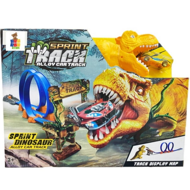 Monster Jam Dinosaur Pista Hot Wheels Dinosaurio Walmart Pista De