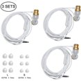 thumbnail image 2 of SURJDE 3 Packs Earbud Headphones with Remote & Microphone, In Ear Earphone Stereo Sound Noise Isolating Tangle Free for iOS and Android Smartphones, Laptops, Gaming, Fits All 3.5mm Interface D, 2 of 7