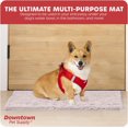 thumbnail image 4 of GFDYREE - Ultra Absorbent Microfiber Dog Door Mat, Durable, Quick Drying, Washable, Prevent Mud Dirt, Keep Your House Clean (Pink, Medium) - 31 x 20 Inch, 4 of 7