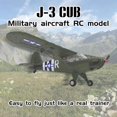 thumbnail image 2 of Fx9703 Kobingke World War Ii Modelo de control remoto J3 1/16 Modelo de avión de ala fija 3D de 4 vías y seis ejes sin escobillas para exteriores Juguete de regalo, 2 of 5