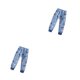 thumbnail image 4 of Guardurnaity Pantalones cálidos para niños, a prueba de viento, transpirables, de algodón, para el hogar, amigables con la piel, ropa interior Azul claro 100cm 2piezas, 4 of 6